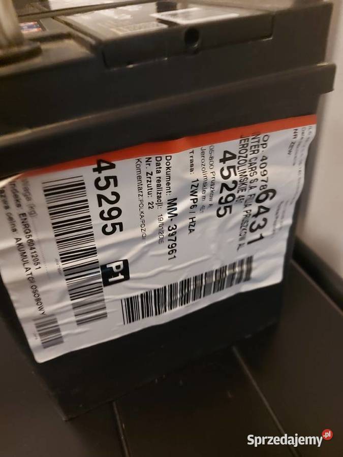 Akumulator ENRG 60Ah 510A 12V nowy stan małopolskie sprzedam