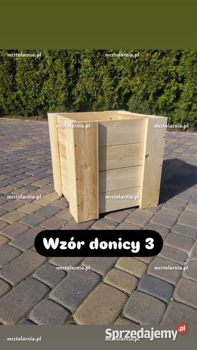 donica z pergolą skrzynia pergola plotek żaluzja Warszawa