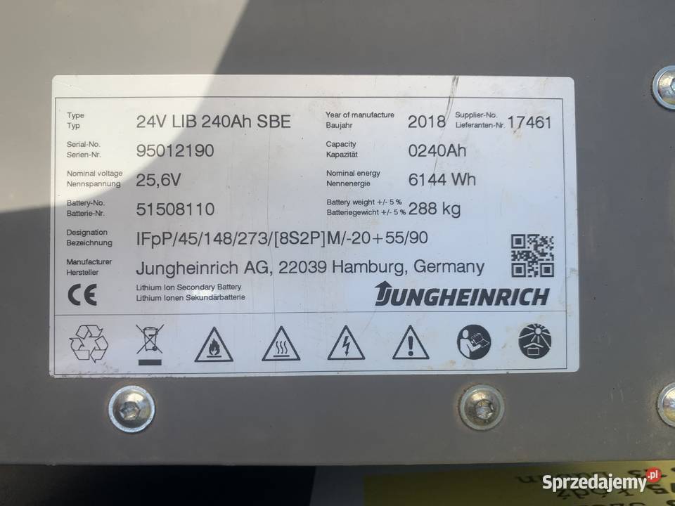 Bateria litowo jonowa 24V 240Ah 360Ah Katowice sprzedam