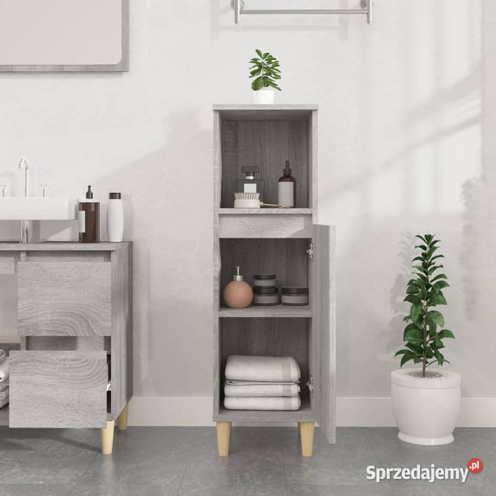 Szafka łazienkowa szary dąb sonoma 30x30x100 Warszawa sprzedam