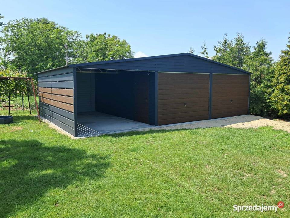 Garaż blaszany PREMIUM Wzmocniony PROFIL Mińsk Mazowiecki