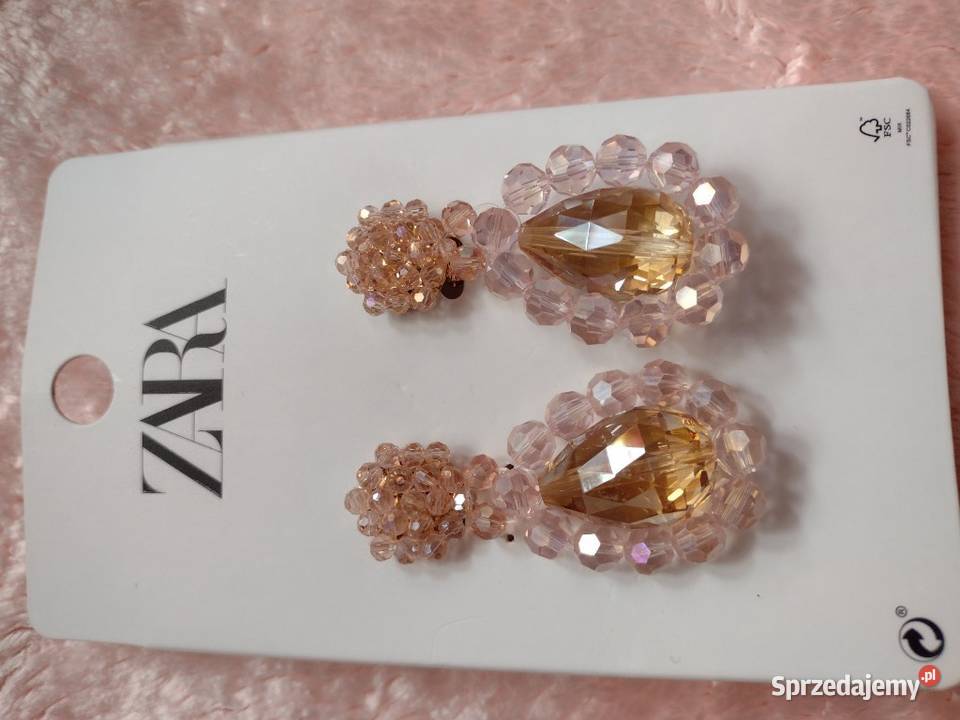 ZARA Wytworne kolczyki wieczorowe z MadrytuNOWE Kraków