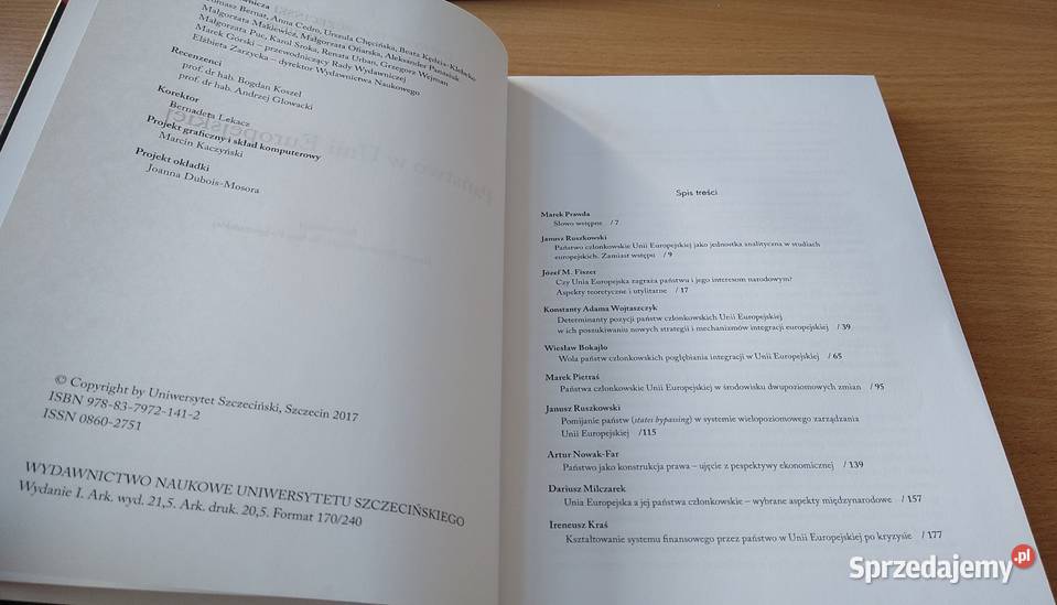 Państwo w Unii Europejskiej Ruszkowski Książki naukowe i popularnonaukowe Gdańsk