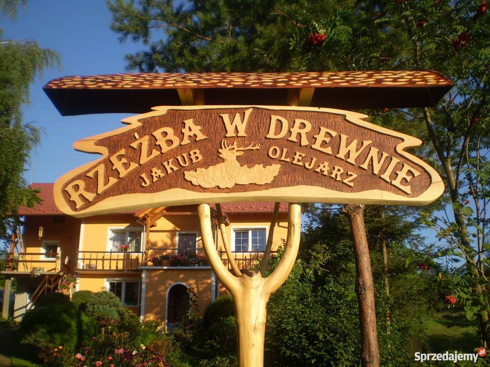 Rzeźba w drewnie Jakub Olejarz Rękodzieło Jodłówka
