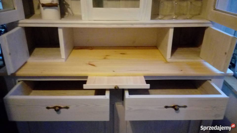 ODRESTAUROWANY kredens z XX w prowansalski szyk Meble