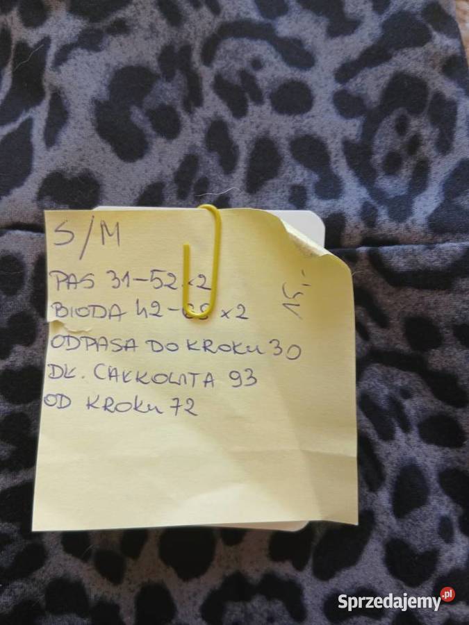 Panterka leginsy sm Rozmiar 36(S) Legnica