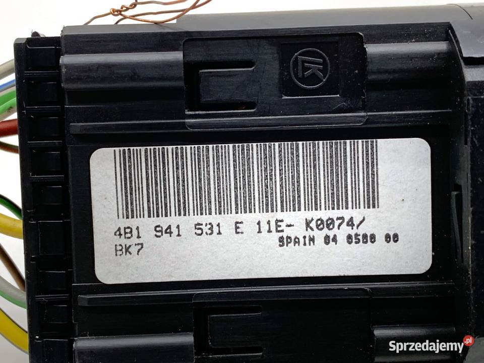 WŁĄCZNIK ŚWIATEŁ AUDI A6 C5 4B1941531E 9705 sprzedam
