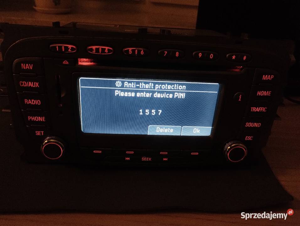 Ford mondeo S Focus Blaupunkt FX nawigacja