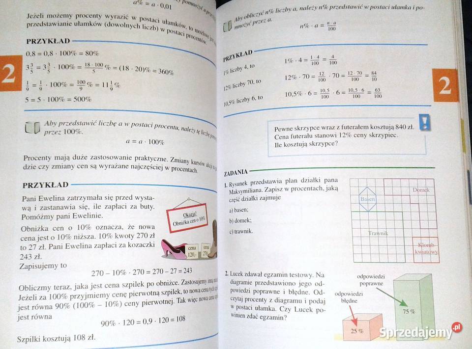 Matematyka 1 Krok kroku Podręcznik J Chełm sprzedam