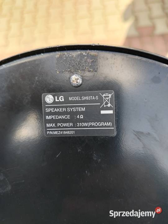 Głośniki LG do kina domowego