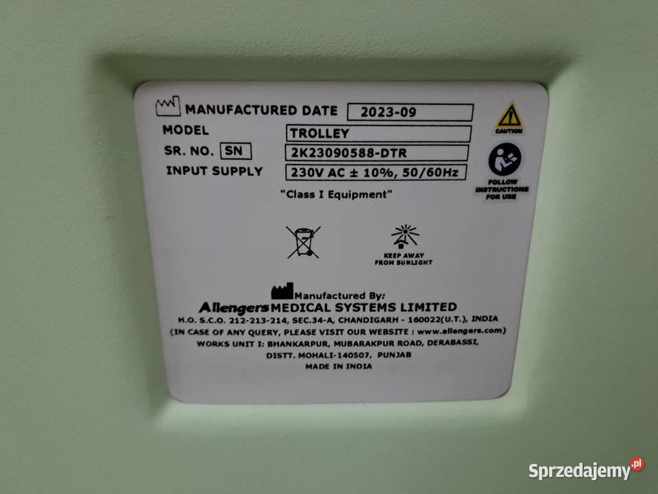 Ramię RTG typ C ALLENGERS HF59 PLUS Słomczyn sprzedam