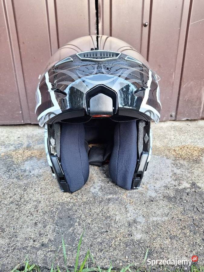 Kask motocyklowy szczękowy Nitro Racing F348 Kaski Wola Raciborowska