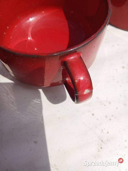 Zestaw ceramiki porcelany Luxemburg PRL zabytek