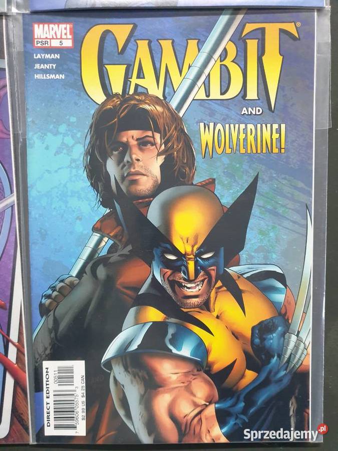 Gambit 4 oryginalne komiksy Marvel USA pomorskie Gdynia