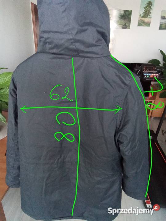 Kurtka damska ocieplana z kapturem Rozmiar 52 Kurtki i płaszcze Łódź