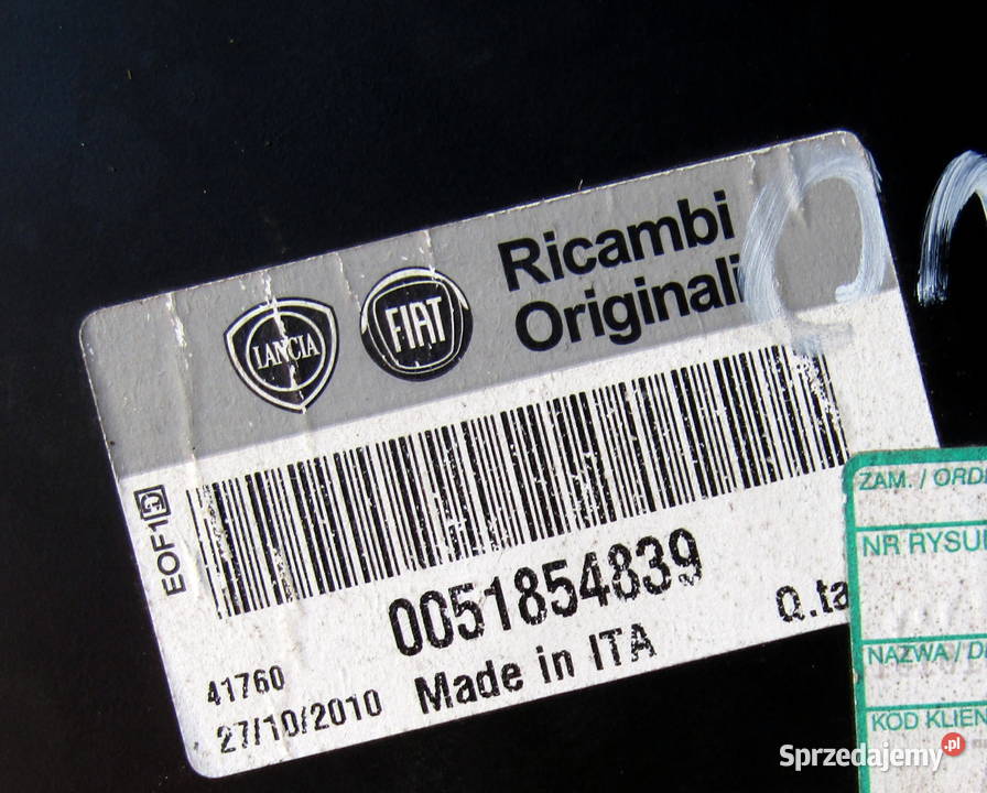 BELKA ZDERZAKA PRZEDNIEGO FIAT BRAVA II2007r osobowe Mysłaków