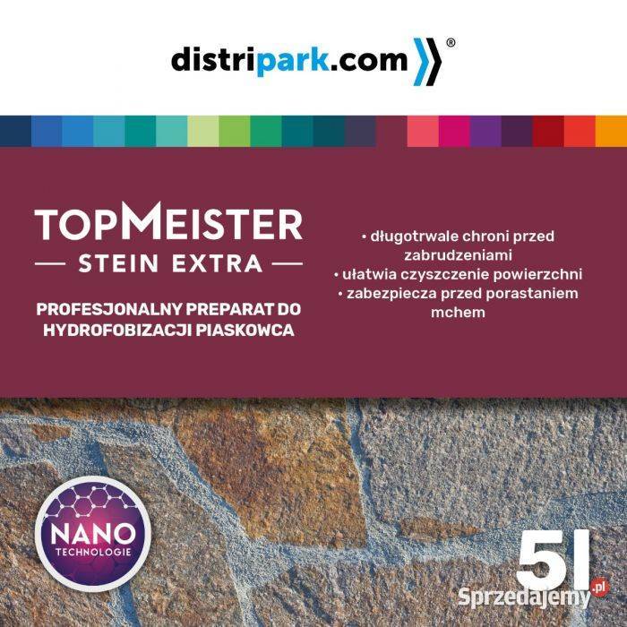 Impregnat do piaskowca TopMeister Stein 5 l nano Poznań