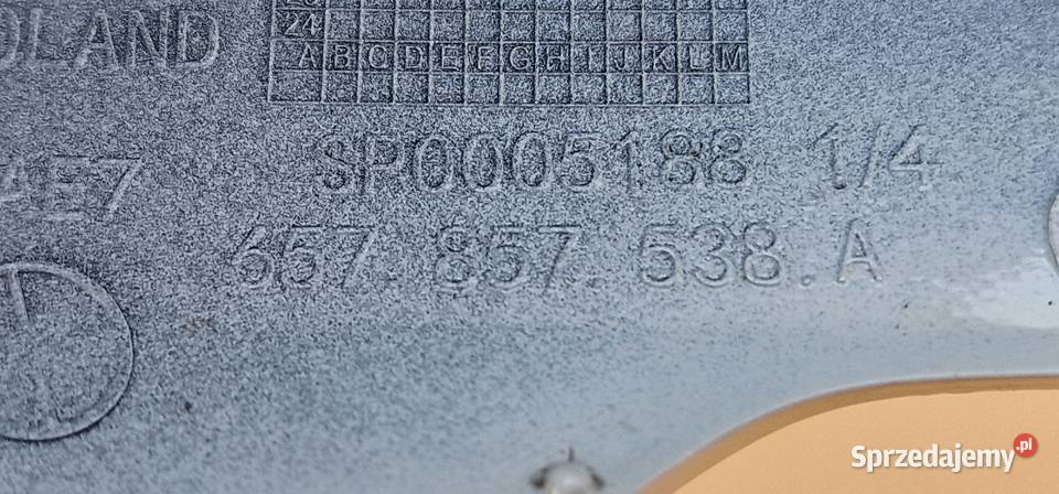 SKODA SCALA OBUDOWA LUSTERKA LUSTRA PRAWA BIAŁA Lusterka zewnętrzne Bieleń