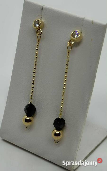 Złote Kolczyki pr 585 165g warmińsko-mazurskie Elbląg