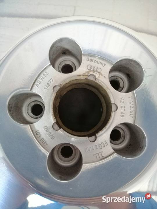 Koło Aluminiowe 5x112 R 17 Polerowane Zapas Audi Koła i felgi opolskie Bierawa