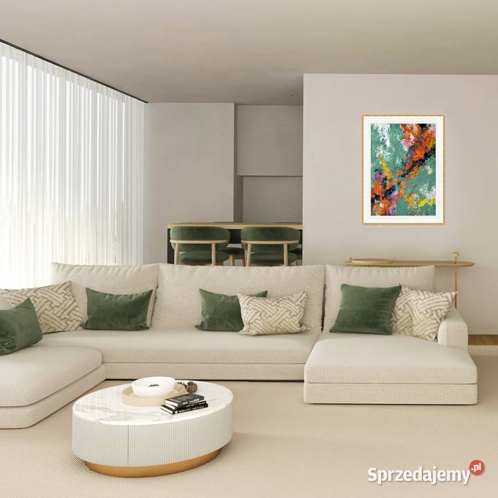 Secret garden 1 obraz abstrakcyjny nowoczesny Malbork