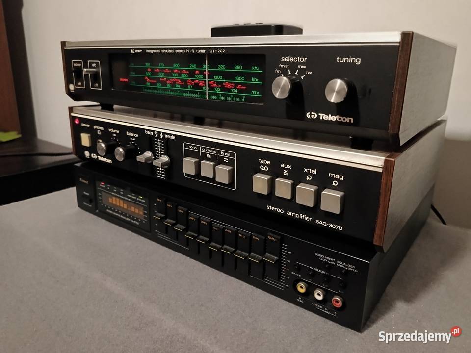 Zestaw Vintage TELETON SANSUI pomorskie Gdynia