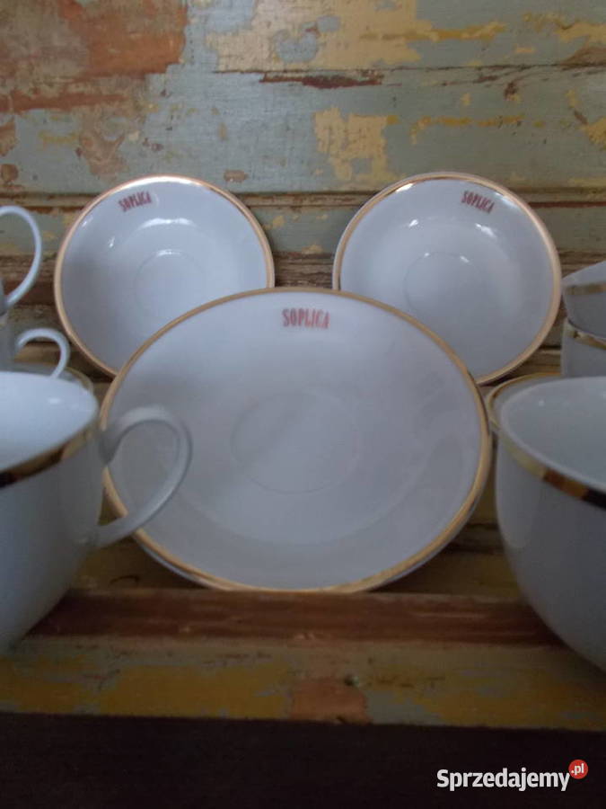 PięknyUnikalny Zestaw Porcelanowy Soplica Szczecin