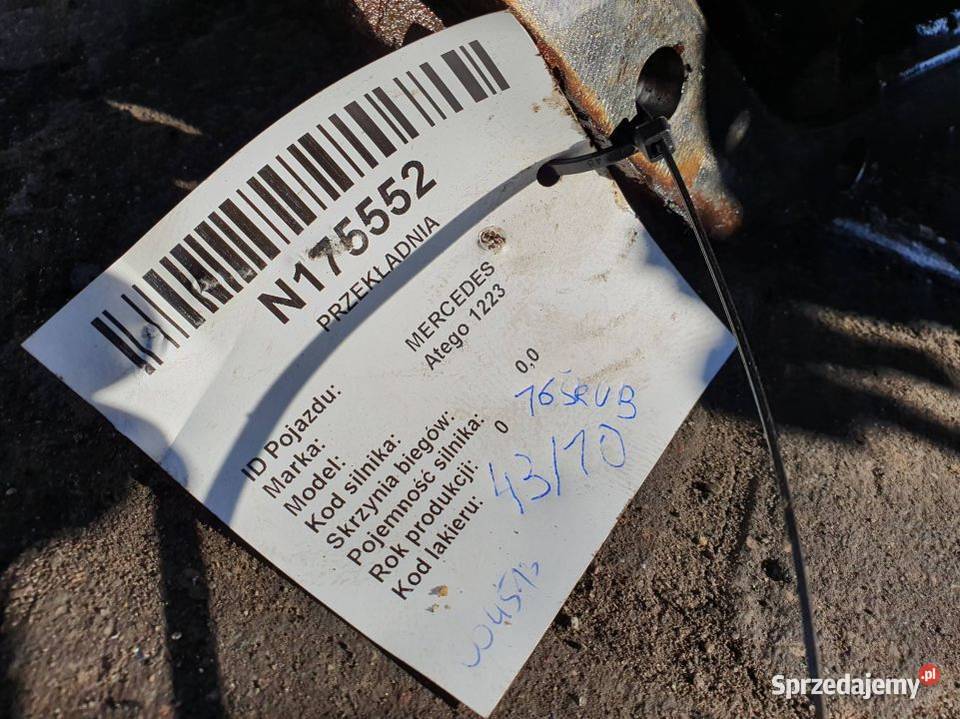 PRZEKŁADNIA MERCEDES Atego 1223 4310 004513587 osobowe Pozostałe