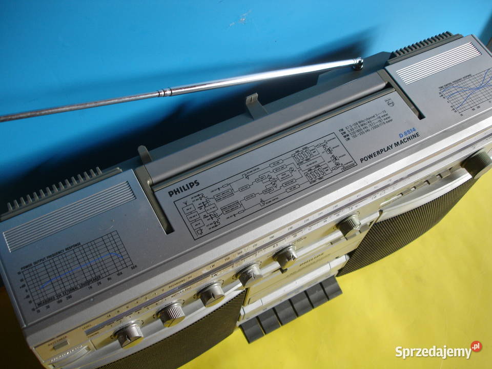 Radiomagnetofon PHILIPS D8514 lubuskie Zielona Góra