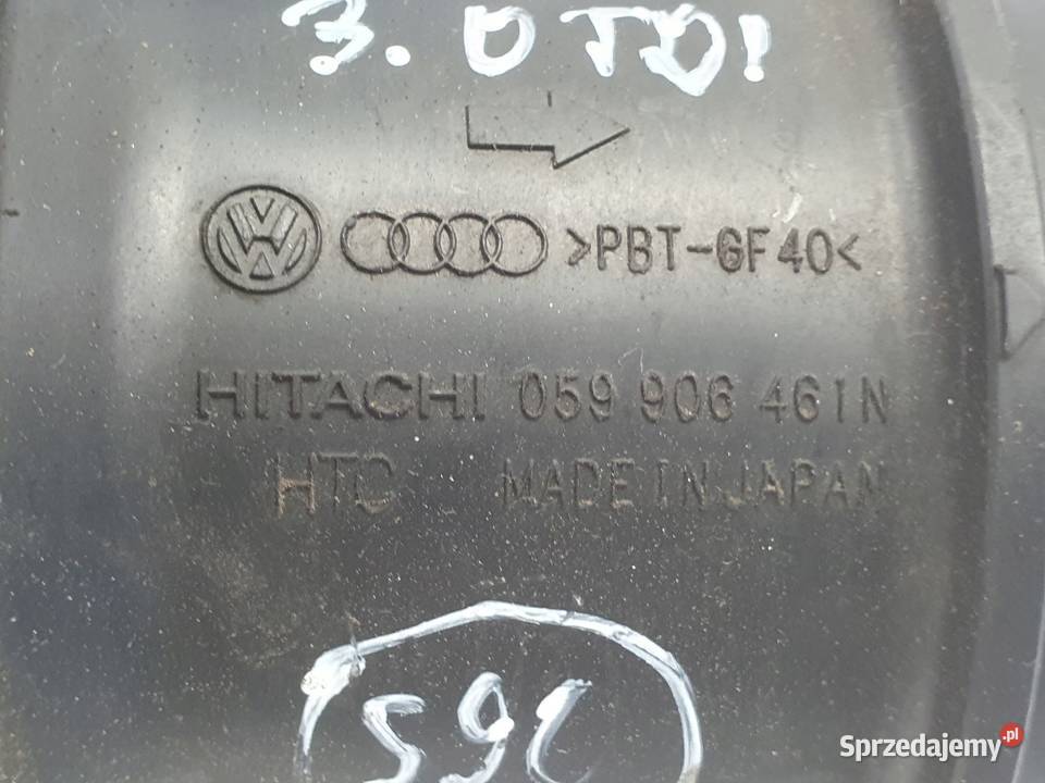 VW Touareg 30 TDI PRZEPŁYWOMIERZ POWIETRZA