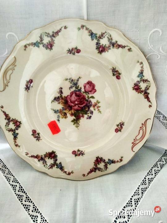 Patera Krautheim Przepięknie złocona W cudownym Gdańsk