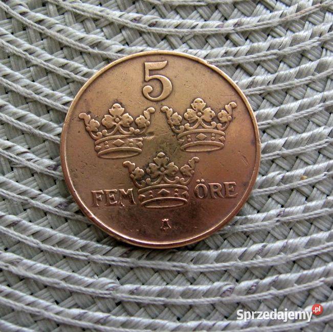 Szwecja 5 Ore 1915r Kalisz sprzedam