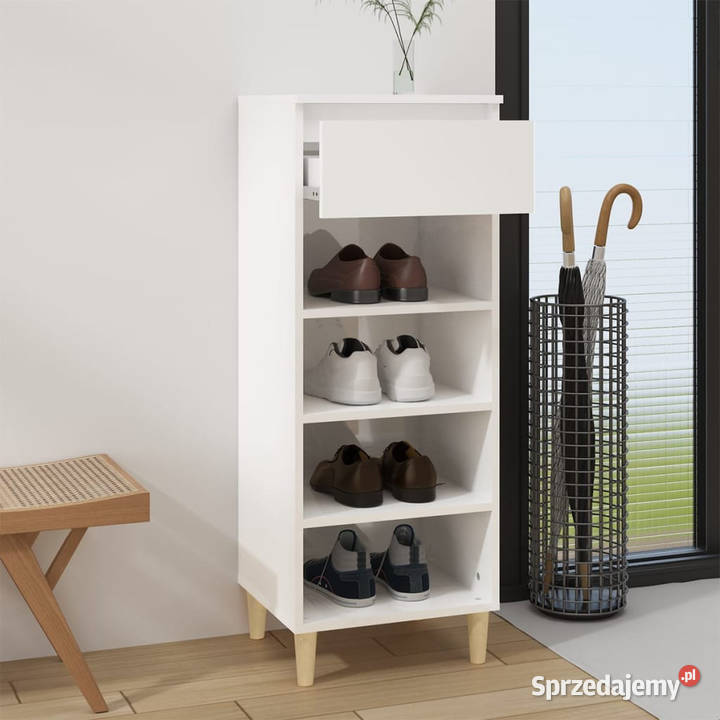 Szafka na buty wysoki połysk biała 40x36x105 Warszawa sprzedam
