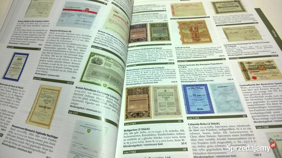 katalog aukcyjny papierów wartościowych 57 Numizmatyka