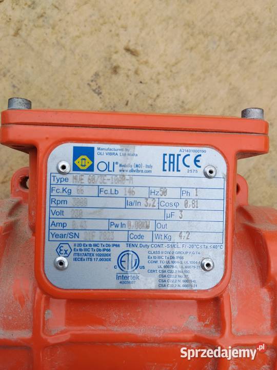 Silnik wibracyjny 230V Rabka-Zdrój