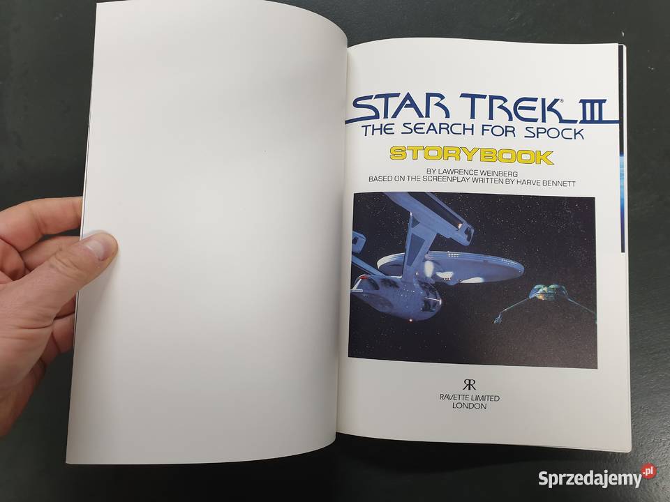 Star Trek III The Search For Spock Storybook Europejskie Gdynia