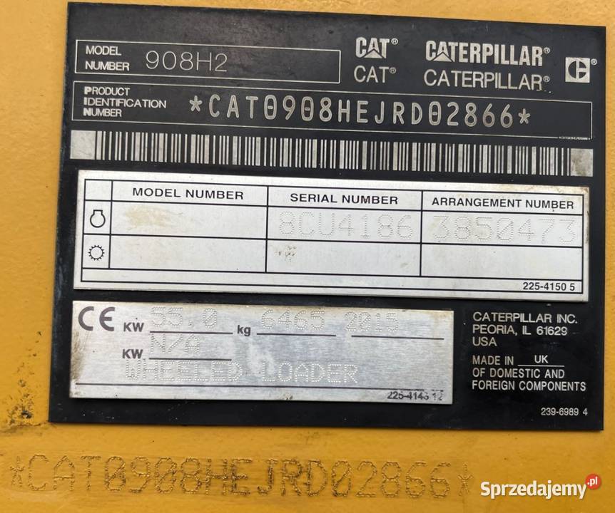 Ładowarka kołowa Caterpillar Cat 908 H 4x4 r Kraków