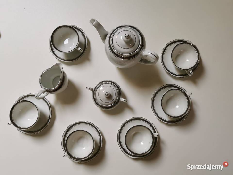 Serwis porcelanowy kawowy Wawel 15 elementów Kraków