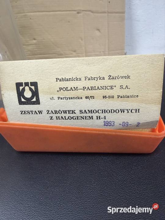Zestaw żarówek PRL Fiat 125 126p retro klasyk