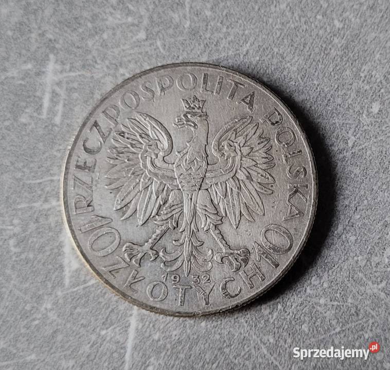109 POLSKA II RP srebro 10 Złotych 1932 r MW Wola Kruszyńska