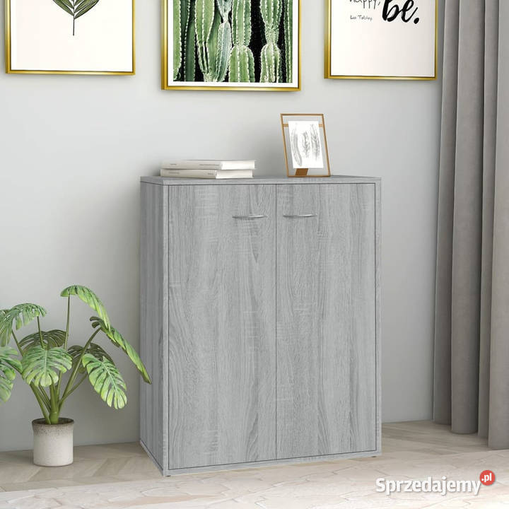 Szafka szary dąb sonoma 60x30x75 materiał Pozostałe Warszawa