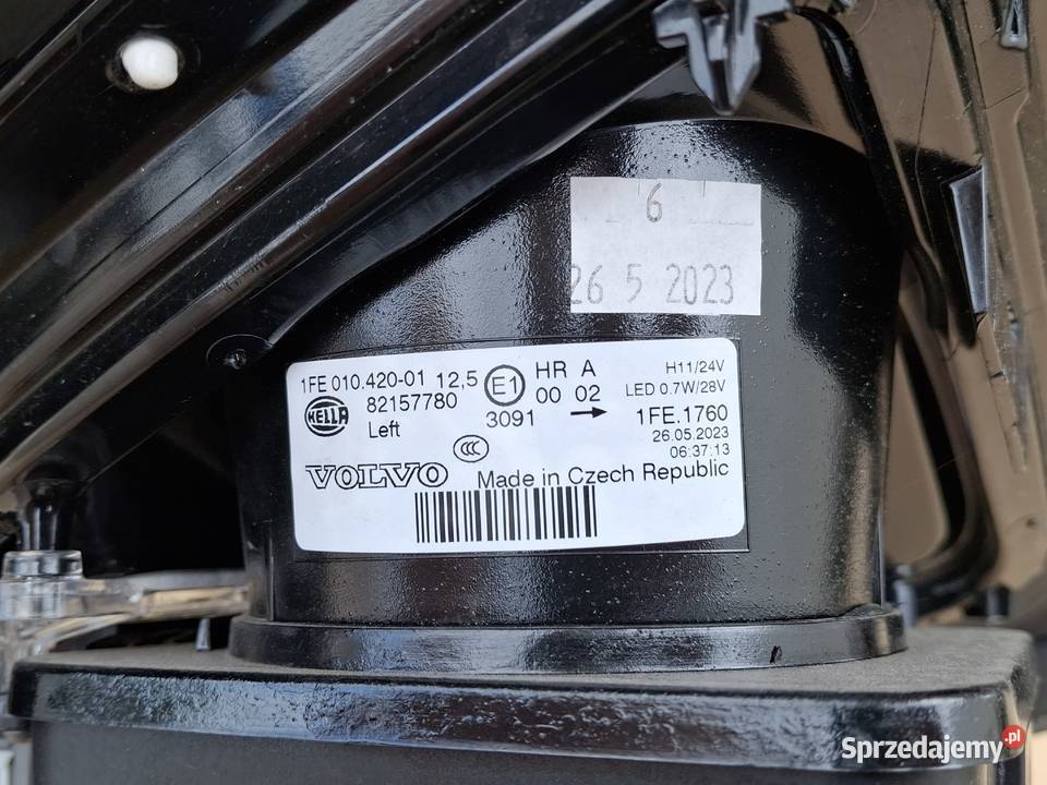VOLVO FH4 FH5 HALOGEN DACHOWY LEWY LAMPA LEWA ciężarowe lubuskie