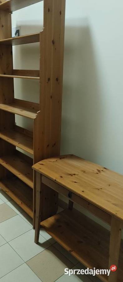 Regal IKEA LEKSVIK HEMNES drewno naturalny kolor