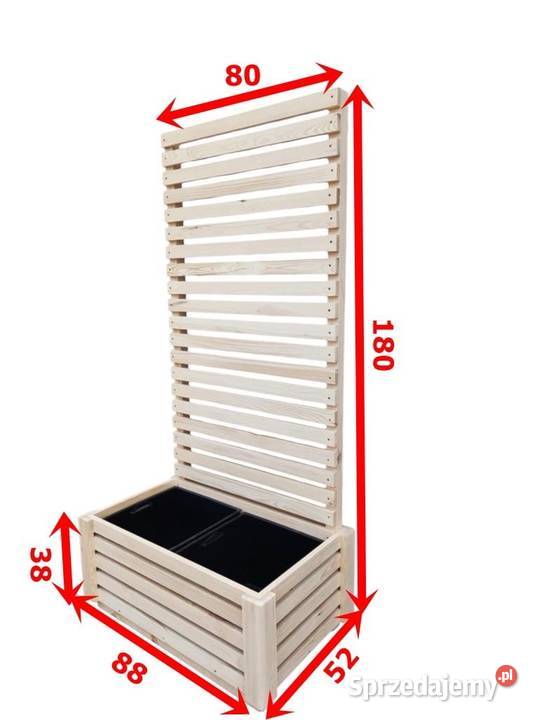 Donica drewniana pergola Kwietniki Łódź