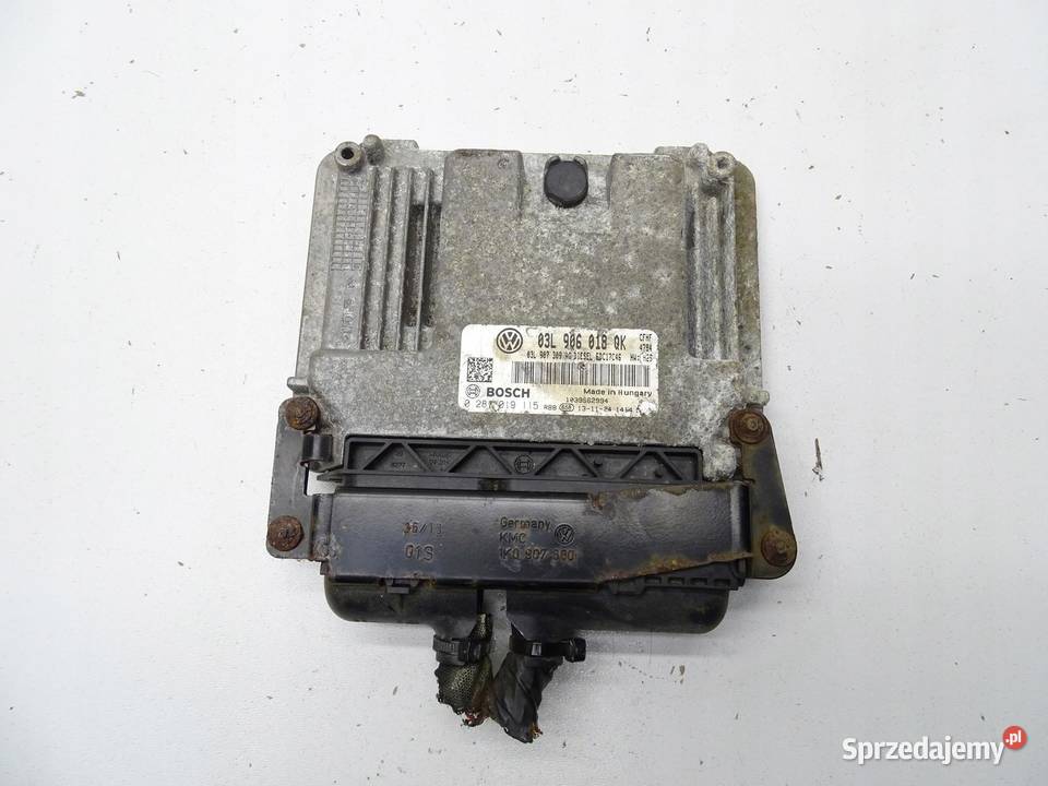 KOMPUTER STEROWNIK SILNIKA ECU 03L906018QK SKODA Komputery