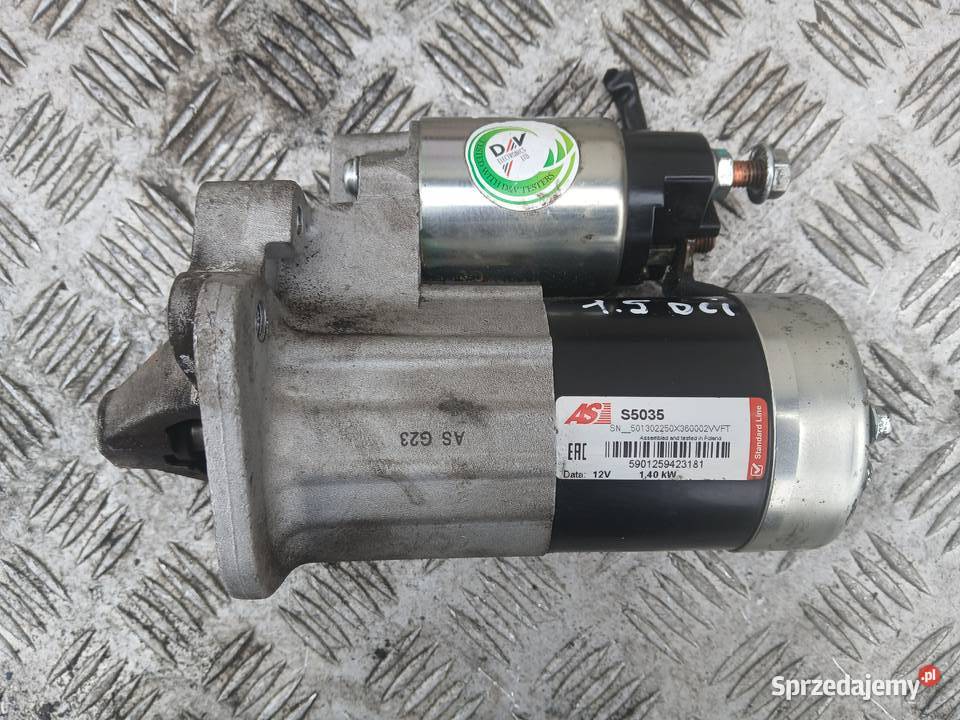Rozrusznik S5035 Nissan Renault Dacia 15 DCI Radłów