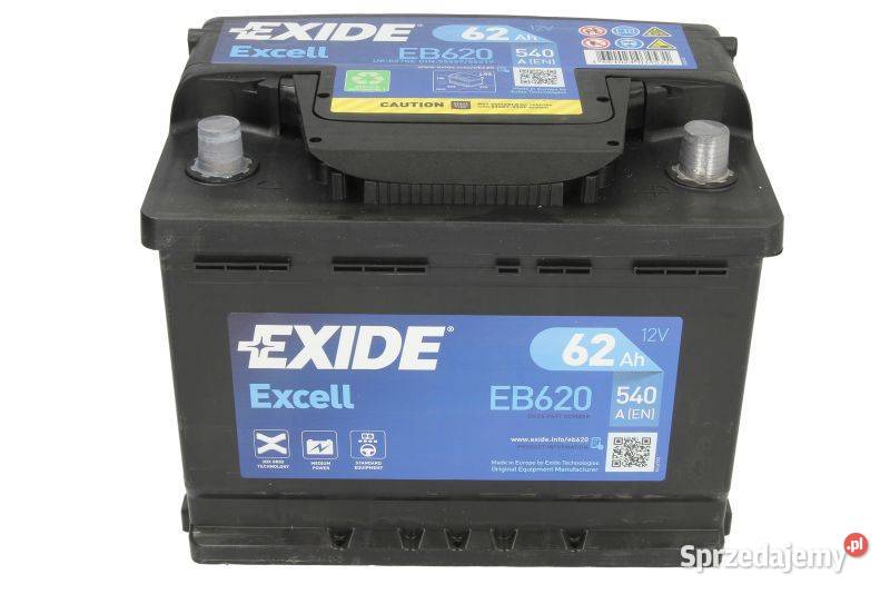 Akumulator Exide Excell 62Ah 540A EB620 Warszawa