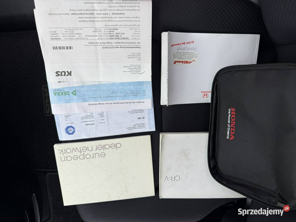 Honda CRV 20 BEZWYPADKOWY IDEALNY Serwisowany Motoryzacja Poznań