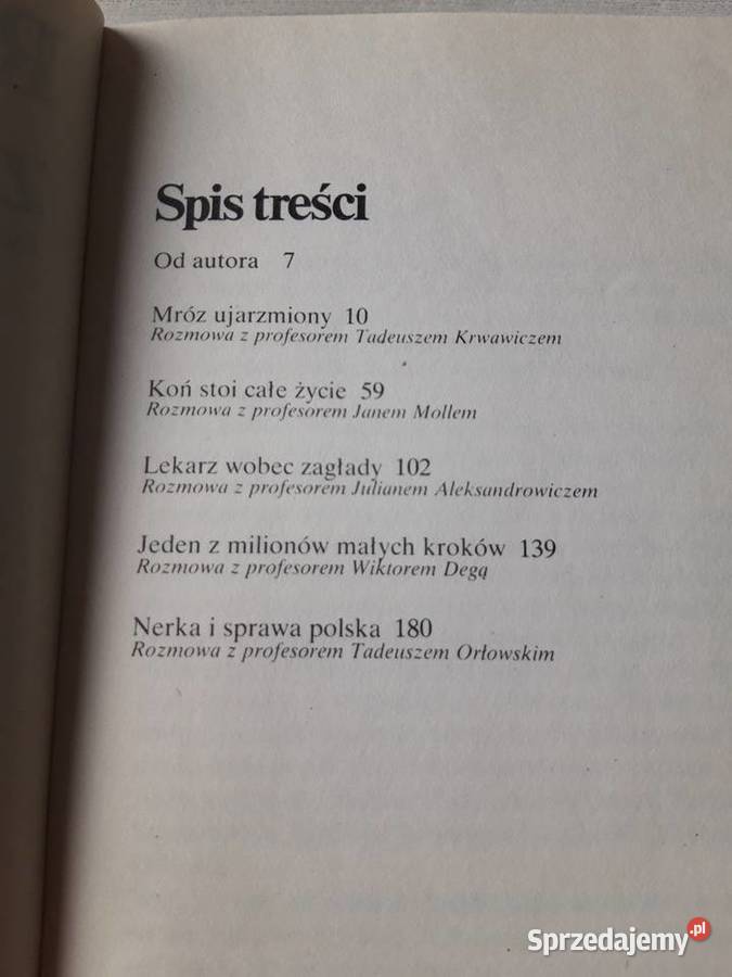 Rozmowy z Lekarzami Jacek Żakowski 1987 Antykwariat śląskie