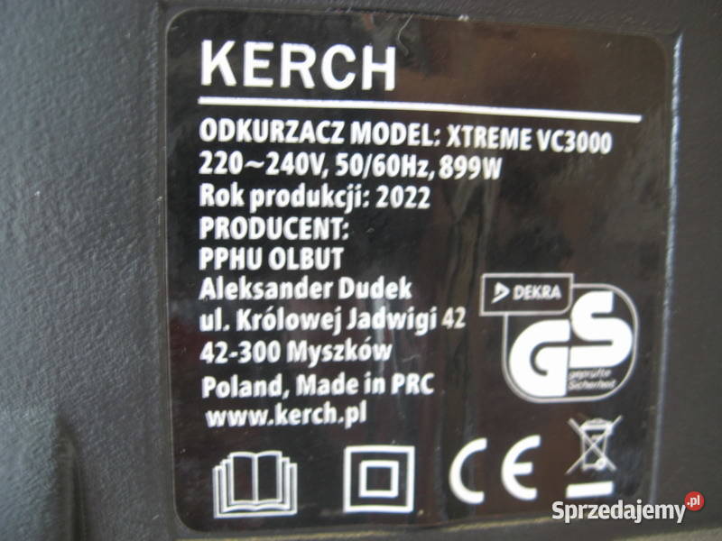 Odkurzacz Kerch Xtreme VC3000 LOMBARDI Rzeszów sprzedam